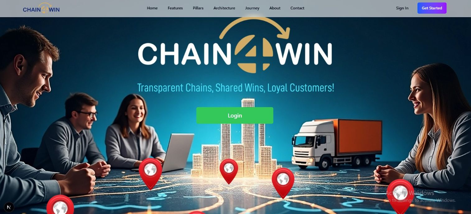 Chain4Win Smart Supply Chain & Market Development Platform